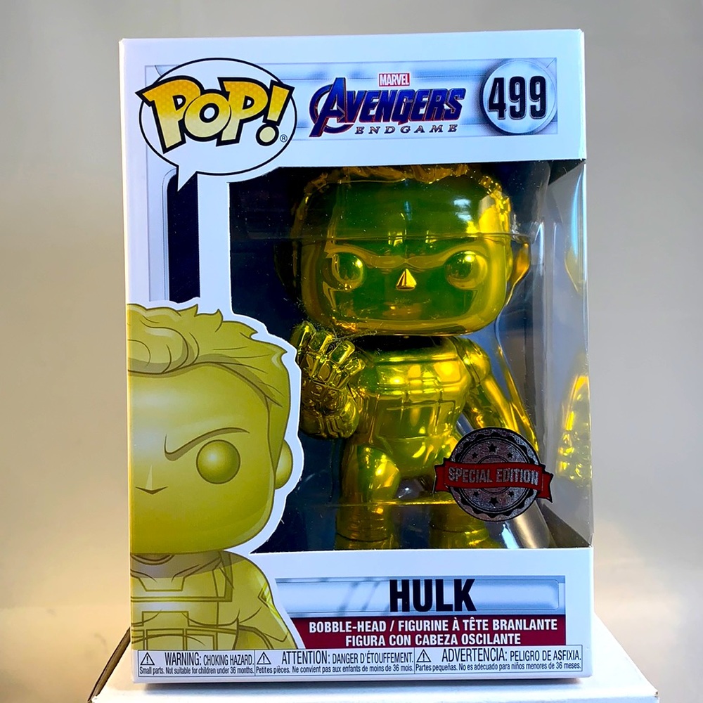 Funko Pop The Avengers End Game Gold “Hulk”